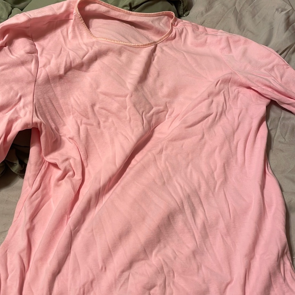 Light pink long sleeve shirt